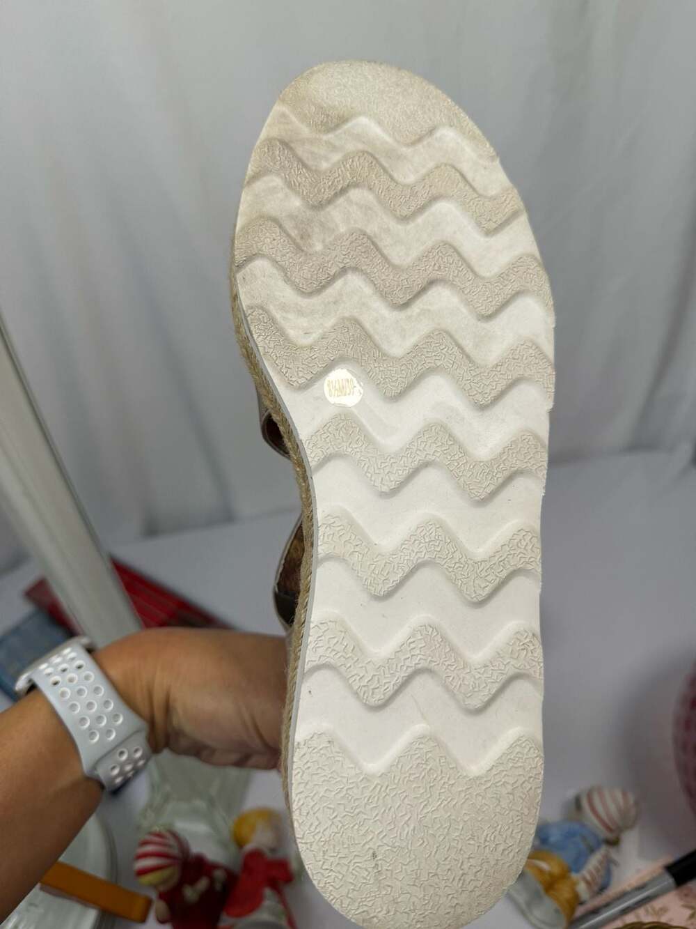 Lucky Brand Jenife Suede Espadrille Platform Slip-On Shoes - Picture 5 of 6